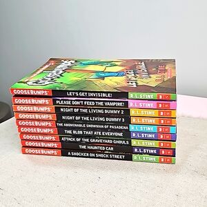 Goosebumps Paperback books Lot of 9 Novels by R.L. Stine